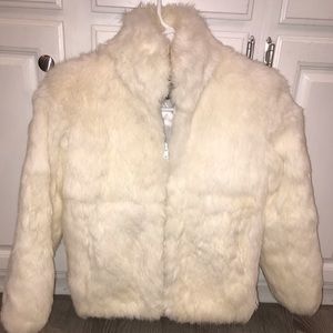 REAL RABBIT FUR COAT !!!!